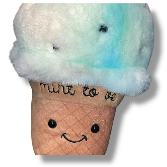 Aurora Plush Mint To Be Ice Cream Wit Stuffed Animal Just Sayin Bedroom Decor 8" - Picture 5 of 14